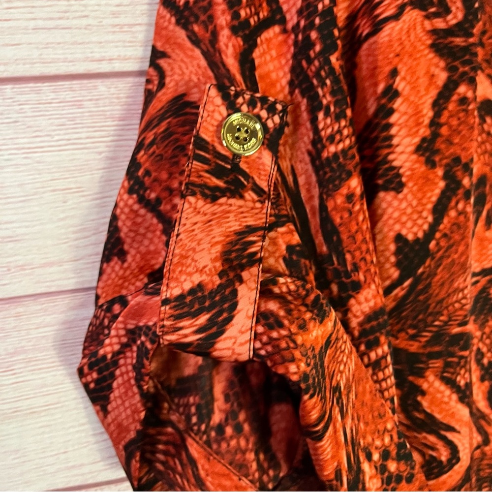 Michael Michael Kors Top Blouse Size Large - Picture 4 of 6